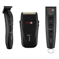 BaBylissPRO FX3 Black Collection Trimmer Shaver Clipper FXX3TB FXX3SB FXX3CB