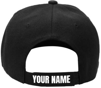 Peru Flag Circle Black Baseball Cap Personalization Available | eBay