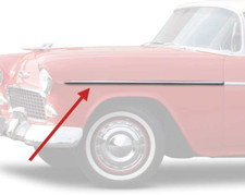 Oer Stainless Steel Passenger Side Front Fender Molding For 1955 Chevy Bel Air