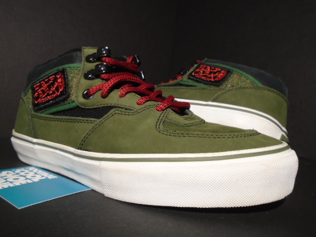 vans half cab pro red