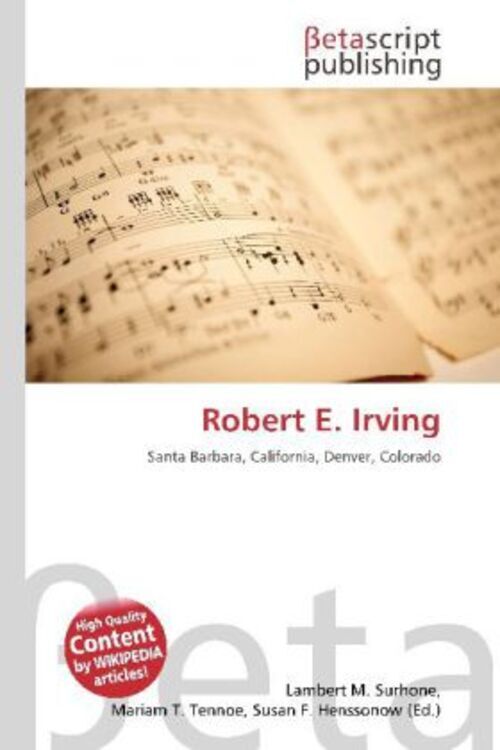 Robert E. Irving Lambert M. Surhone (u. A.) Taschenbuch Englisch