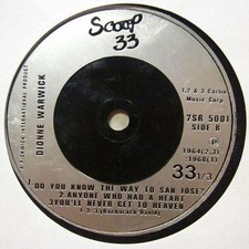 Dionne Warwick(7" Vinyl)Dionne Warwick-Scoop 33-7SR 5001-UK-Ex/Ex