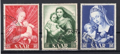 Saar 351/53 Set Gest. 15EUR (75182