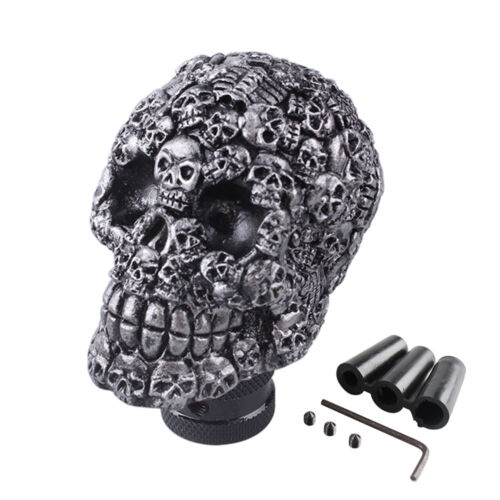 Universal Skull Head Manual Car Gear Stick Shifter Knob Shift Lever Handle - Bild 22 von 25