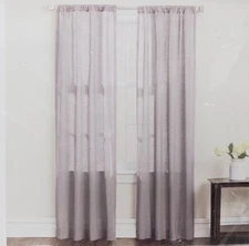 SALT™ Clark 2-Pack Rod Pocket Window Curtain Panels 40" x 84" ea