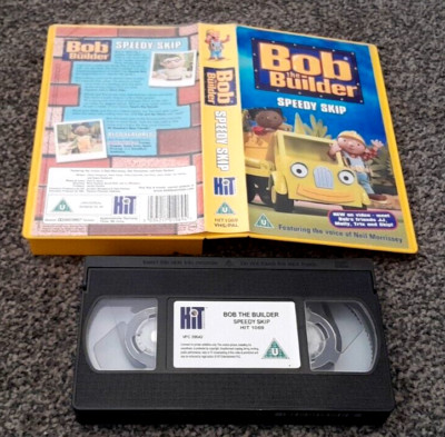 BOB THE BUILDER SPEEDY SKIP MOLLY TRIX SKIP PAL VHS VIDEO KIDS CHILDREN