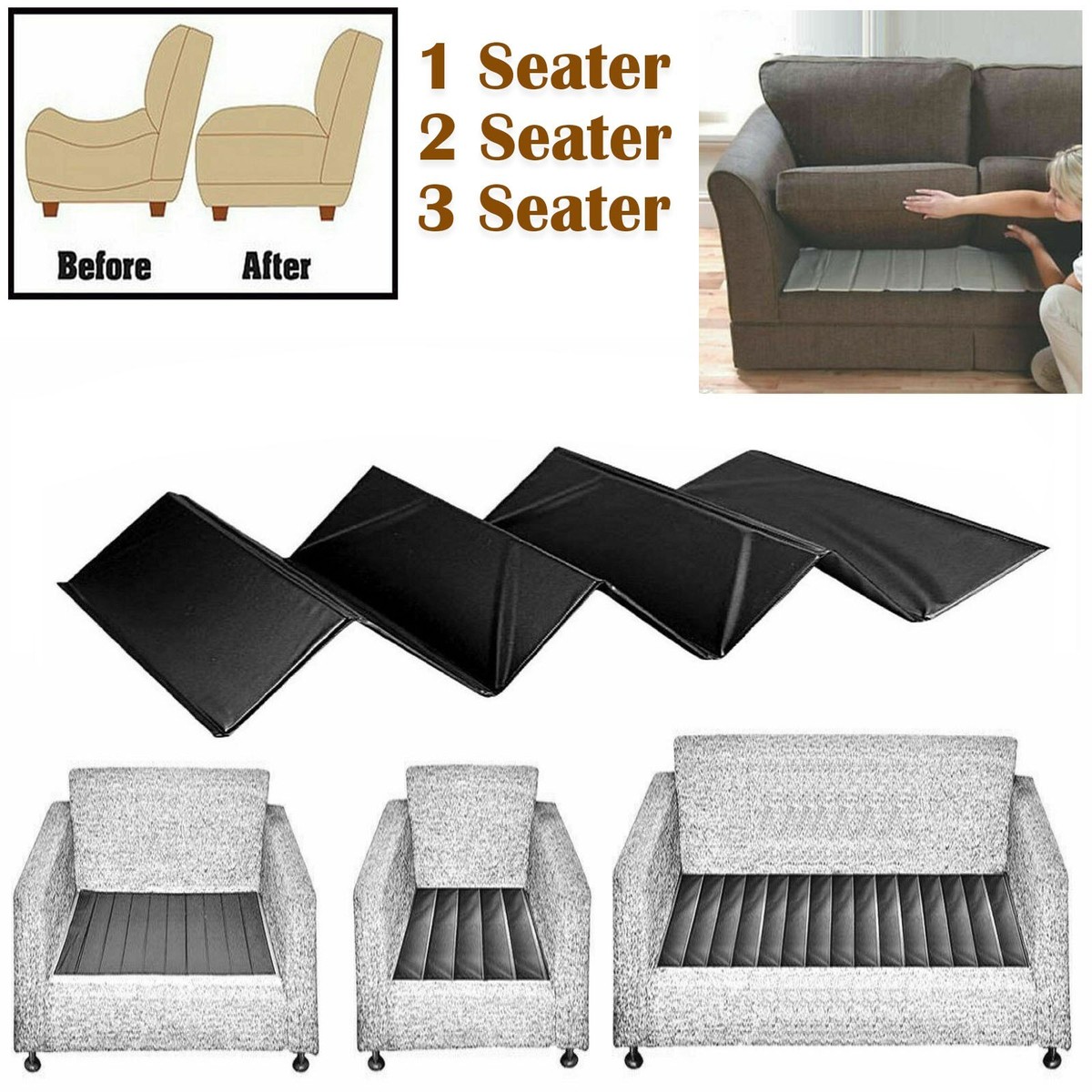 Sofa Seat Support Saver | Baci Living Room