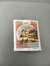Francobollo storico Castello Aragonese Ischia ITALIA 100 Lire
