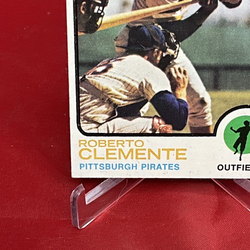 1973 Topps #50 Roberto Clemente MT/NMMT!* CONFEZIONE FRESCA! SUPERFICIE/ANGOLI AFFILATI COME NUOVI - Foto 6 di 12