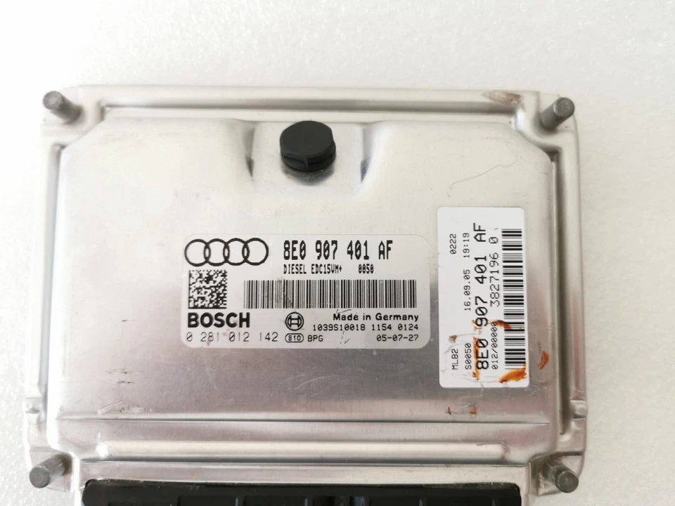 Audi A4 8E B7 2.5 TDI Motorsteuergerät Steuergerät Motor engine ECU 8E0907401AF - Image 4 of 4