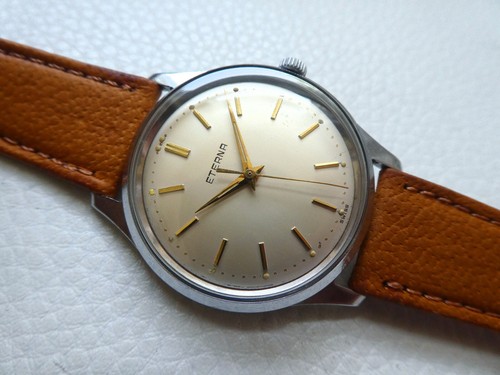 Wow! Beautiful Very rare Vintage ETERNA Men's dress watch from 1958's year! - Picture 2 of 12