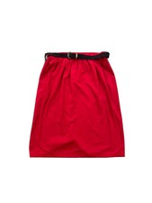 Vintage Ms Russ Red Skirt Made In USA Size 18W