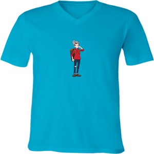 Details About Pokemon Sword Shield Male Trainer Unisex Mens Womens V Neck Video Game T Shirt