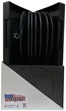 USDISC DVD Cases Chubby 51mm Economy, Sexdecuple 16 Disc (Black) Lot