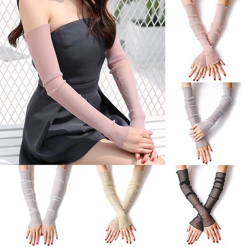 Summer Women Lace Arm Sleeves Anti UV 
