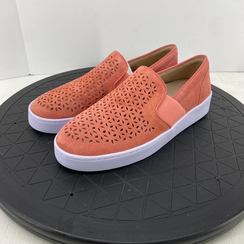 Vionic Kani Perforated Slip On Women’s US 6.5 Comfort Shoes Coral Pink NWOB