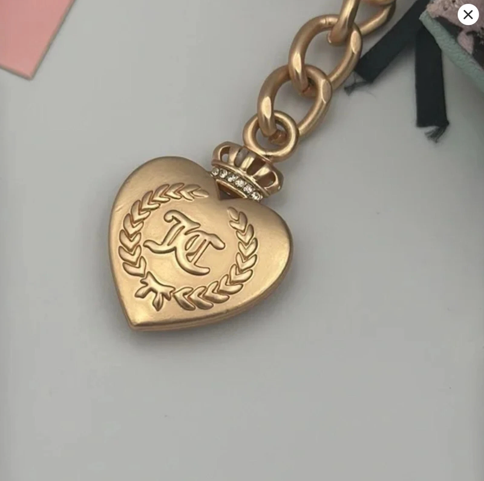 Portafoglio Juicy Couture giallo pera pastello gelato sulla spiaggia estraibile CC nuovo con etichette