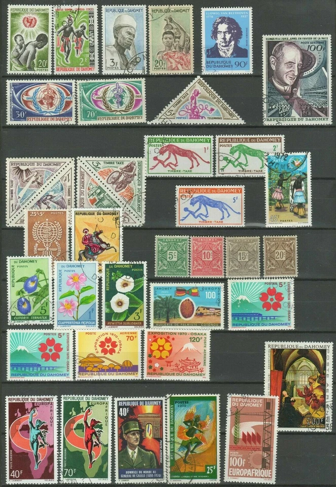 French colonies - Benin Dahomey 1906/1960 ☀ MH / Used - Image 2 of 2