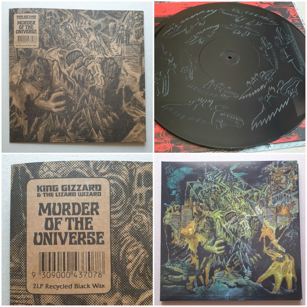 KING GIZZARD - MURDER OF THE UNIVERSE Ltd 2LP Etched /500