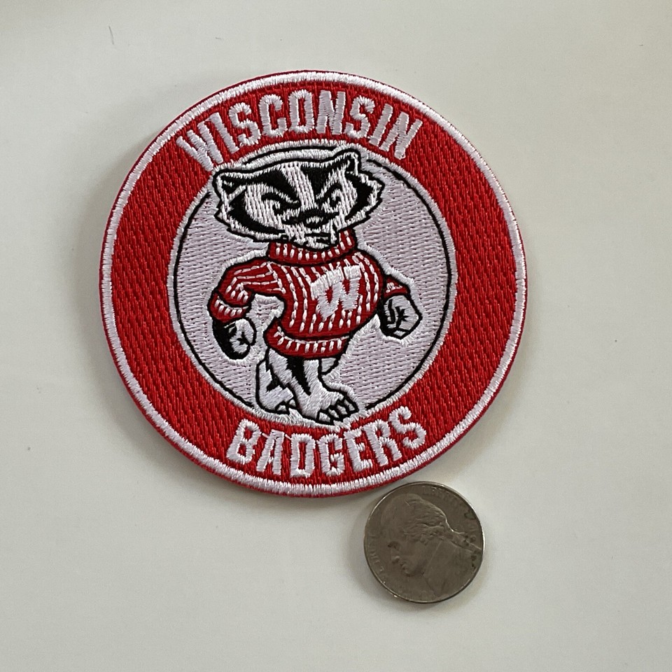 Wisconsin Badgers Vintage Embroidered Iron on Patch 3” X 3” | eBay