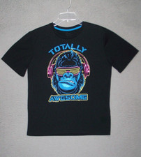 Ape Sleep Shirt Youth XL 18 20 Black Graphic TOTALLY AWESOME Sleep on It Unisex