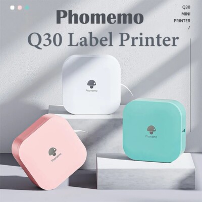 Phomemo Q30 Bluetooth Etikettendrucker Beschriftungsgerät Selbstklebend