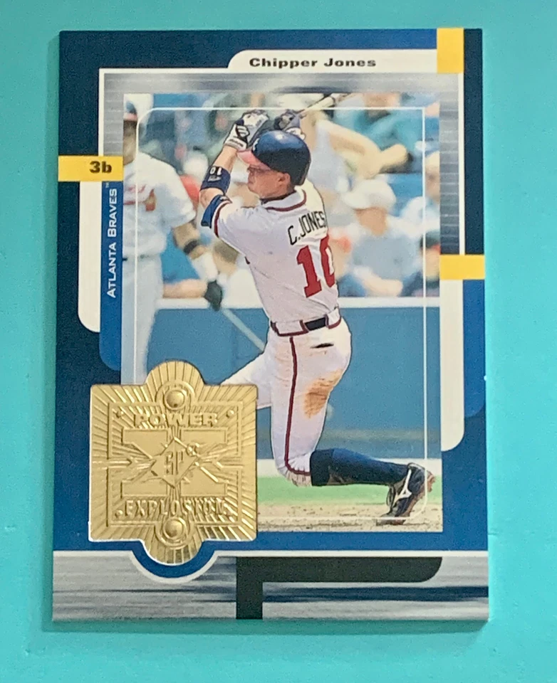 1999 SPx Power Explosion Insert Set #PE4 Chipper Jones - ATL Braves HOF Great M - Image 2 of 4