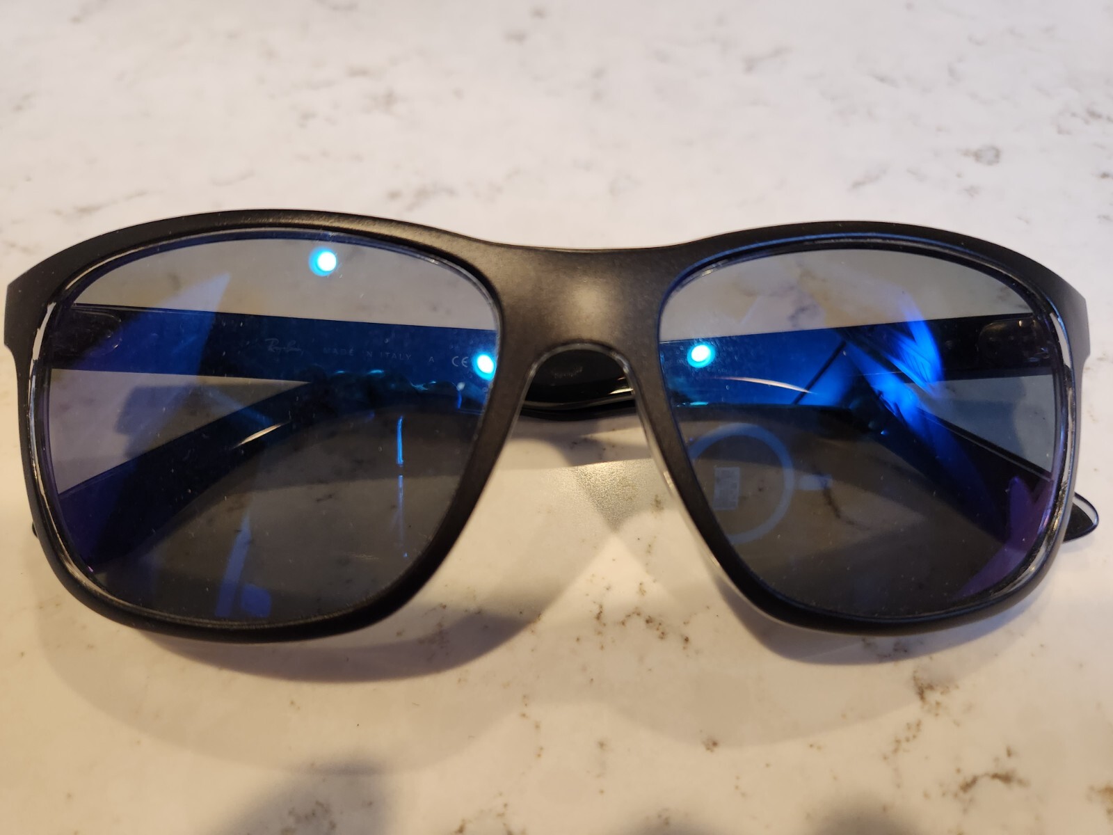 Ray-Ban Rb4181 6130 Unisex Square Sunglasses Black