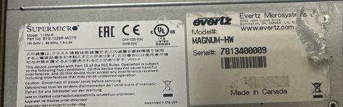 Evertz MAGNUM-HW 1RU Enterprise Class Server for MAGNUM Software Modules - Picture 4 of 8