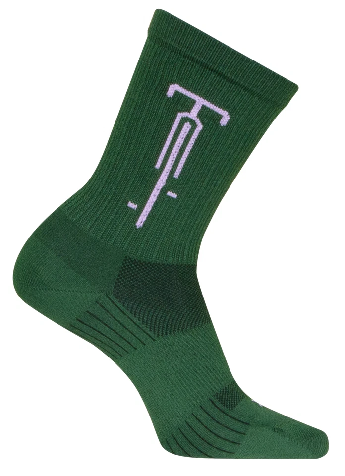 Socks - SockGuy - Steady Green L/XL 6" SGX Cycling/Running NEW - Image 3 of 4