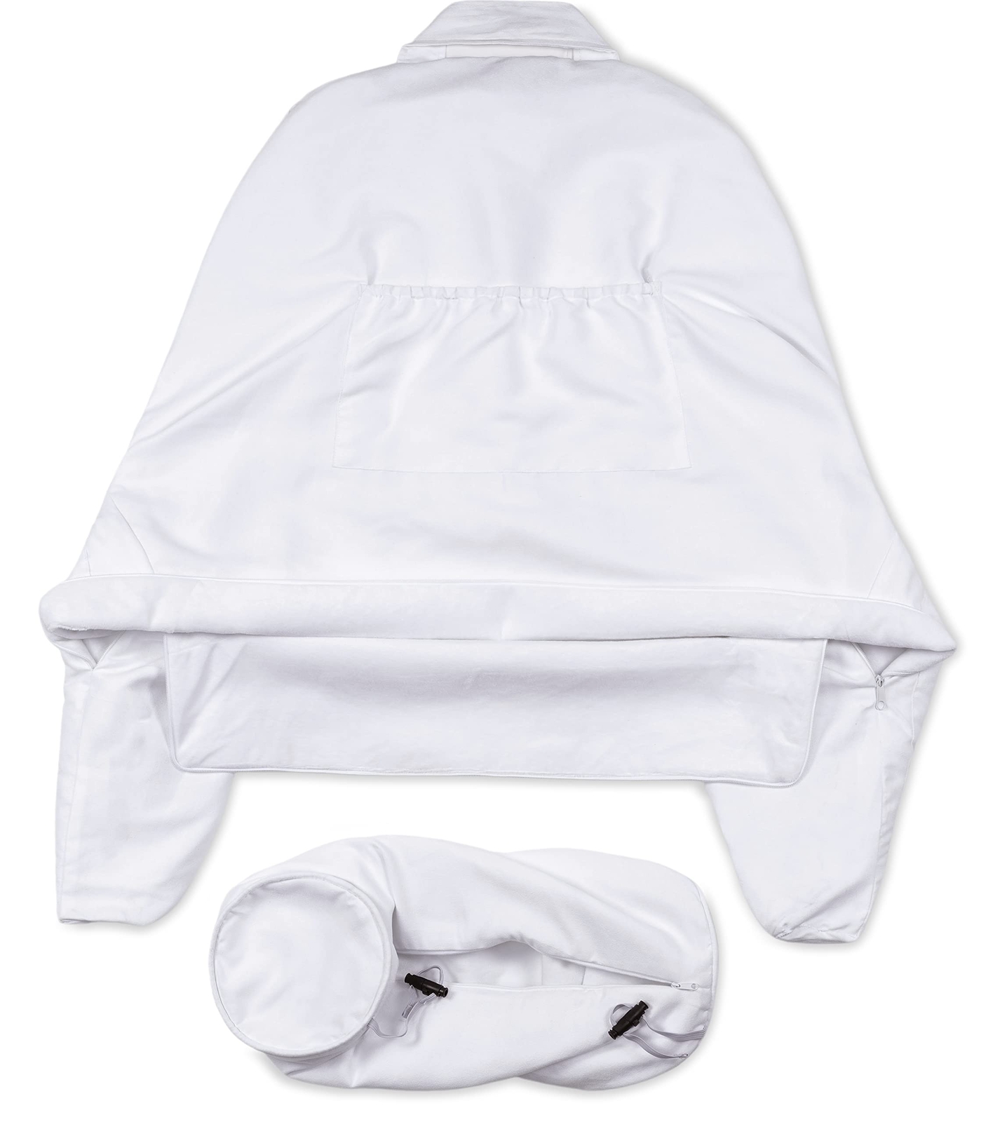 Husband Pillow XXL Cover Aspen - Reversible Micro Plush to Microsuede - Side ...