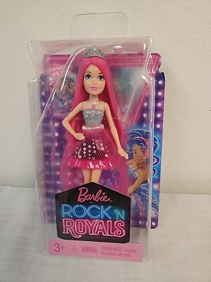 NEW BARBIE ROCK N ROYALS MINI PRINCESS DOLL 4'' MATTEL