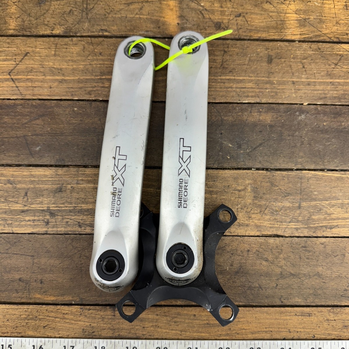 Vintage Shimano Deore XT FC-M751 Crank Set OCTALINK 175 mm 4
