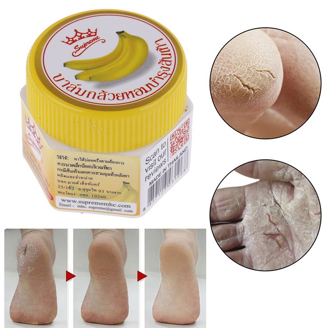 Hand Foot Crack Cream Heel Chapped Peeling AntiDry Banana Repair Foot