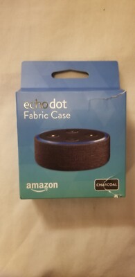 Amazon Echo Dot CASE  Charcoal Color Fits Echo Dot 2nd Generation Only ~ NEW