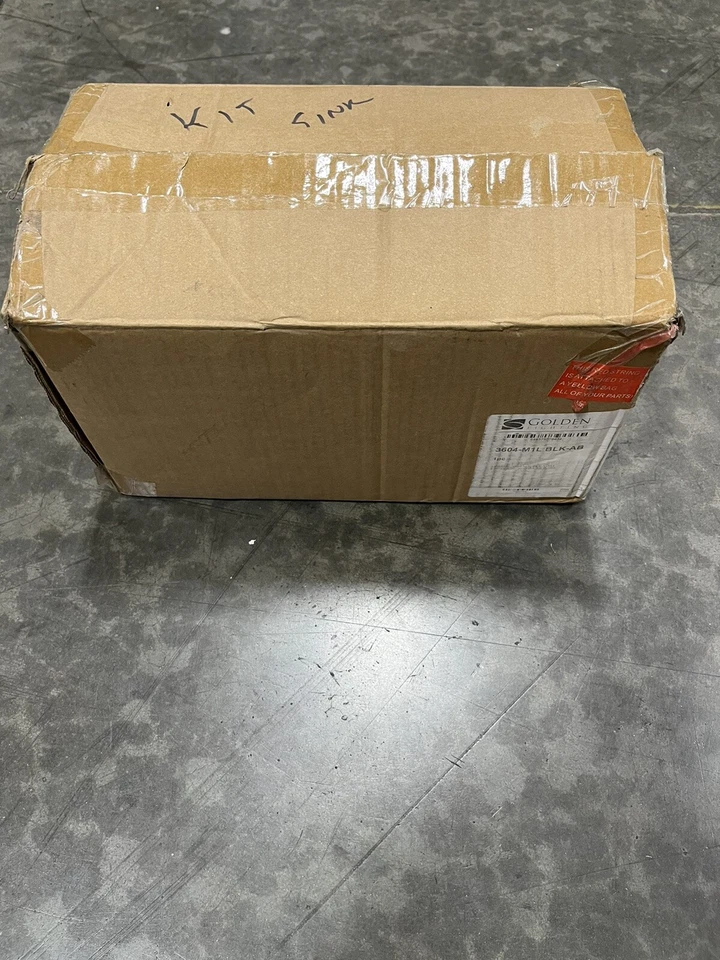 Mini pingente Golden Lighting 3604-M1L BLK-AB Duncan 1 luz bronze envelhecido e preto - Imagem 4 de 4