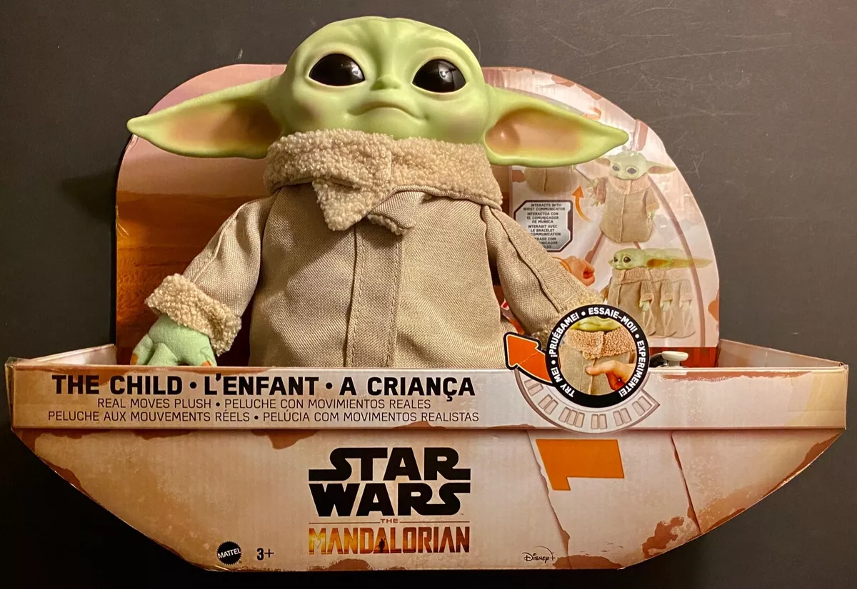 Star Wars Baby Yoda The Child Real Moves Plush The Mandalorian w/ Remote  Control