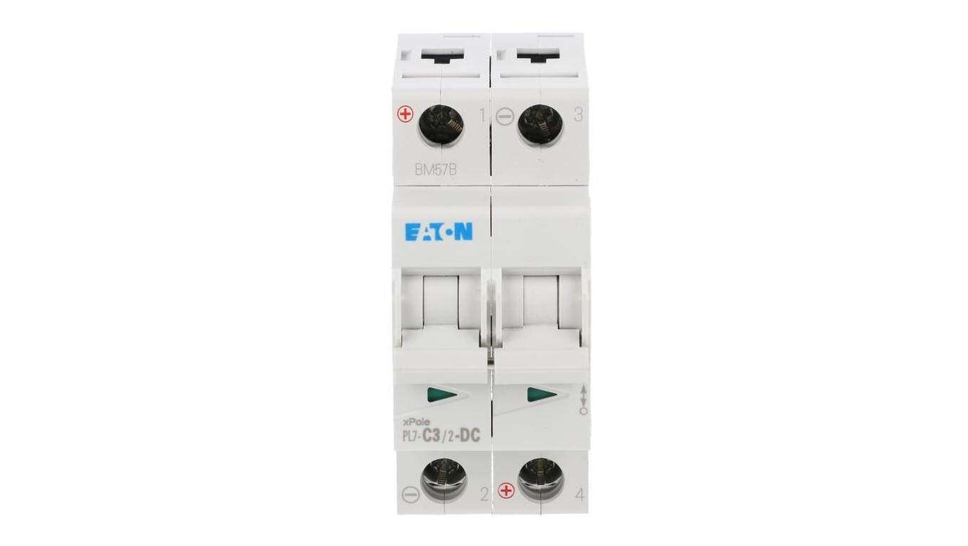 Circuit breaker 2P C 3A 10kA DC PL7-C3/2-DC 264897 /T2UK