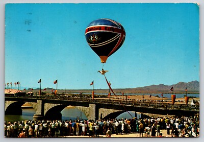 London Bridge Grand Opening Lake Havasu City Arizona Hot Air Balloon 1972 4x6 PC