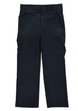 Nautica Boys' Uniform Flat Front Pant Navy Big Boys SIZE 10 HUSKY