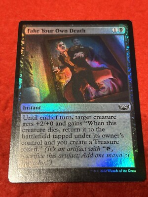 fake foil mtg cards MTG Fake Your Own Death Foil 79/281
