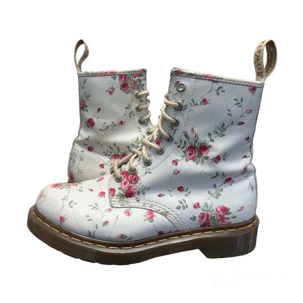 rose combat boots