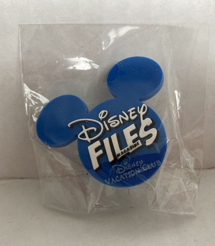 Neu Disney Vacation Club seltene Disney Dateien Magazin Pin Gummi Mickey Ohr Form