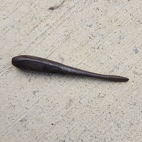 Antique Screwdriver 4" Swedish Or German Made Flat Head Screwdriver Wood Metal - Picture 4 of 11