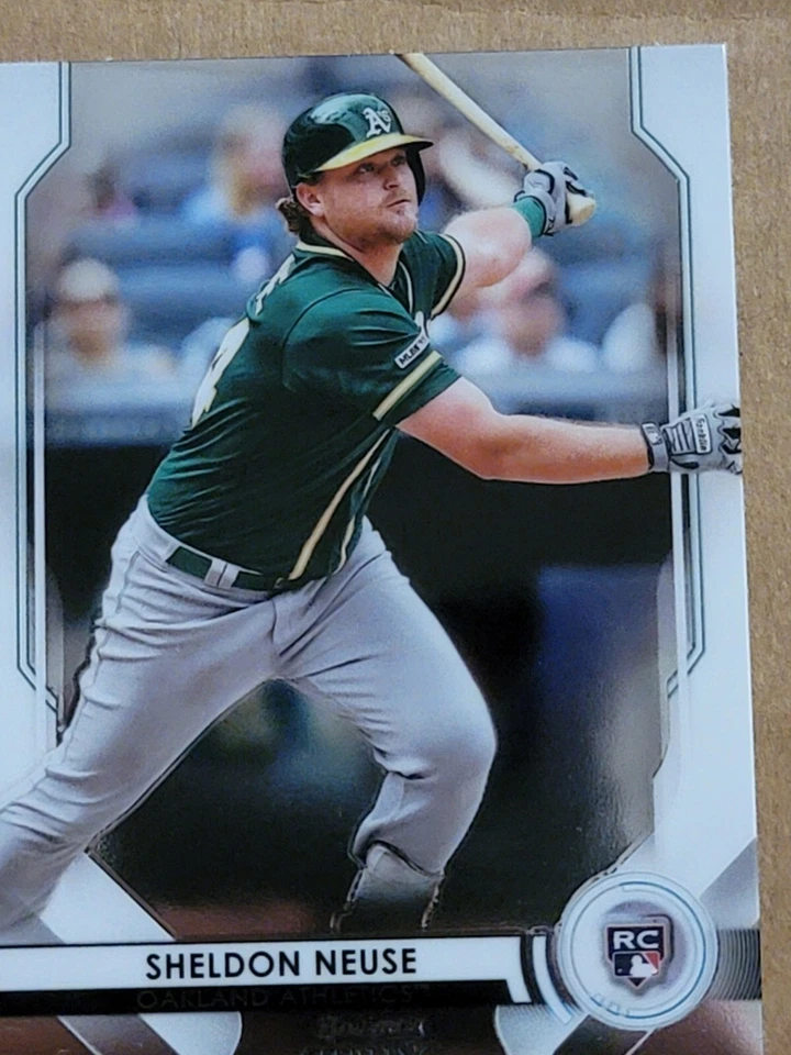 Sheldon Neuse 2020 Bowman Sterling Rookie Baseball Card BSR-76  - Image 3 of 4