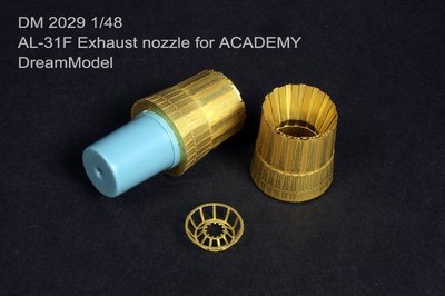 Dream Model 2029 1/48 Su-27/Su-27UB/Su-30MKK Exhaust Nozzles Etching for Academy
