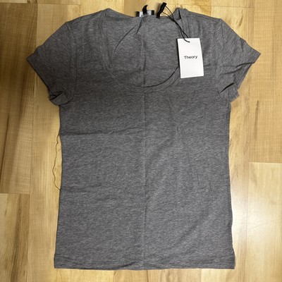 Theory Juin 2 Medium Heather Grey Size L New With Tags
