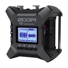 Zoom F3 Field Recorder 2-Channel 32-bit Float Portable Audio Interface XLR