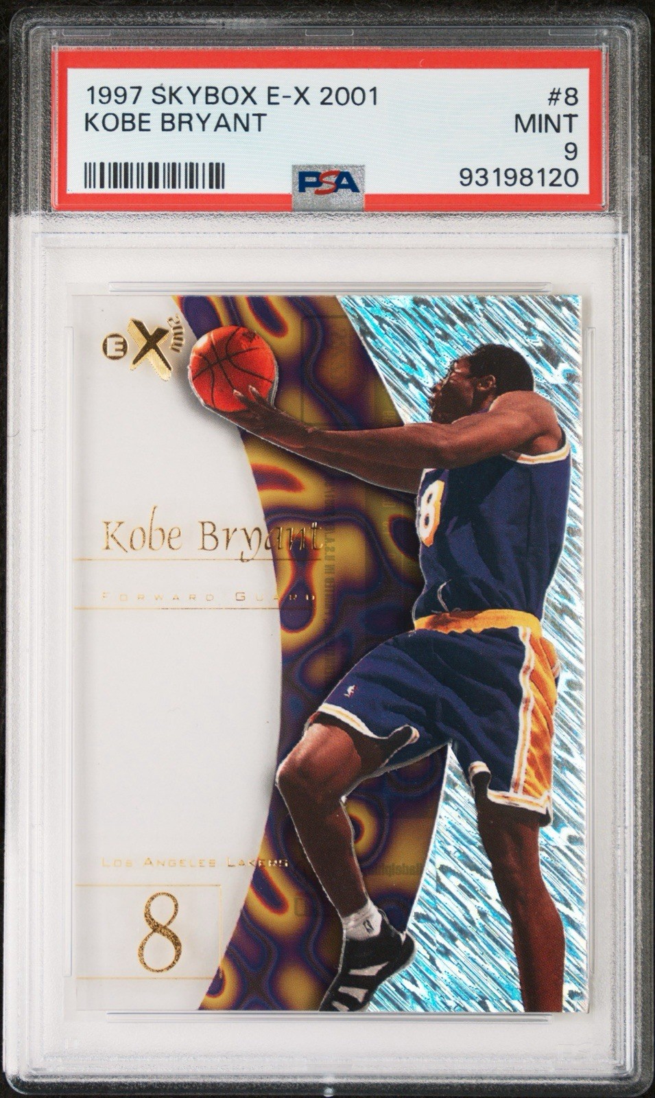 1997 Skybox Kobe Bryant E-X 2001 PSA 9 #8