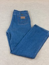 Wrangler Classic Blue Denim Jeans 40x34 Made in USA 100% Cotton 936DEN